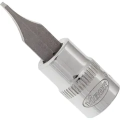 VIGOR Skrutrekkerinnsats 1,2 x 7 mm 1/4" Mål: 38 mm, for manuell bruk