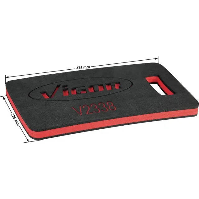 VIGOR Kneputer 475 mm x 235 mm x 26 mm Varmeisolerende 