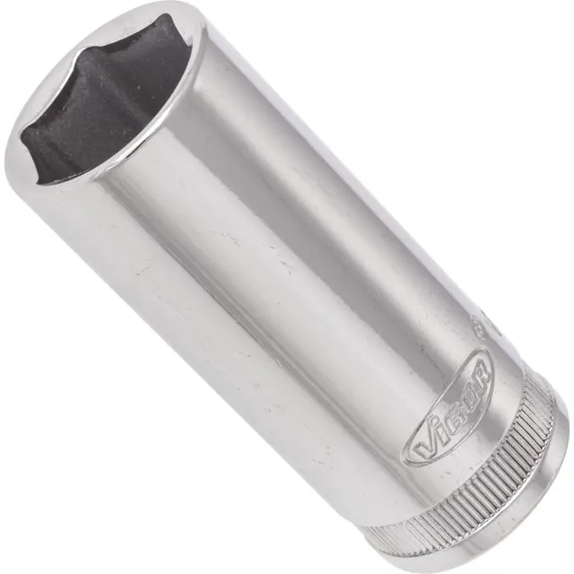 VIGOR Pipe 19 mm 3/8" 6-kant lang Mål: 63 mm, for manuell bruk 