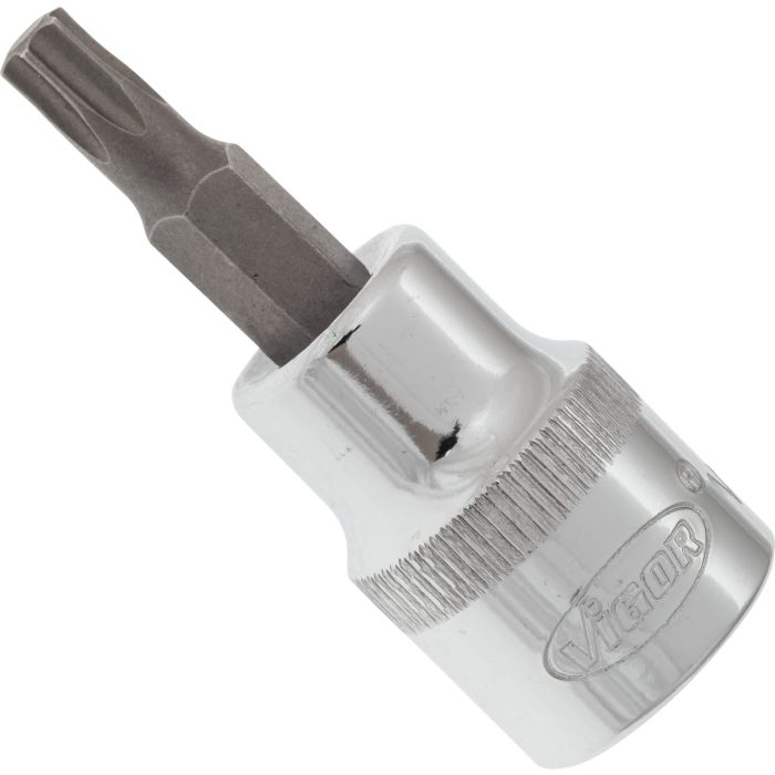 VIGOR Skrutrekkerinnsats T27 3/8" Torx Mål: 49 mm, for manuell bruk