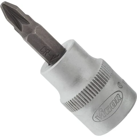 VIGOR Skrutrekkerinnsats PZ2 3/8" Mål: 49 mm, for manuell bruk