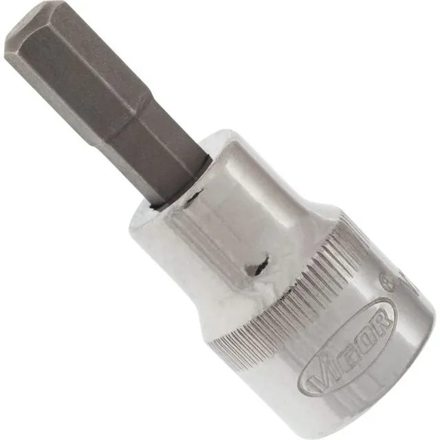 VIGOR Skrutrekkerinnsats 7 mm 3/8" Mål: 49 mm, for manuell bruk 