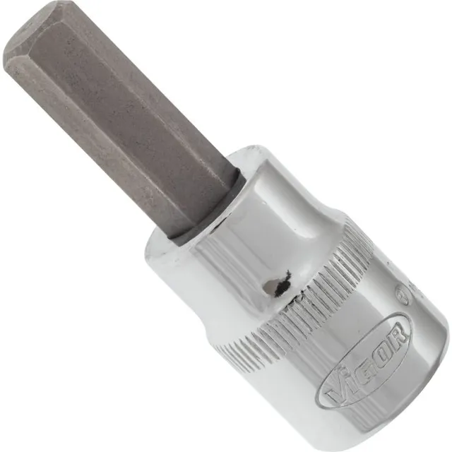 VIGOR Skrutrekkerinnsats 8 mm 3/8" Mål: 49 mm, for manuell bruk 