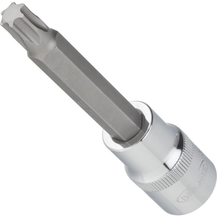 VIGOR Skrutrekkerinnsats T60 1/2" Torx Mål: 100 mm, for manuell bruk