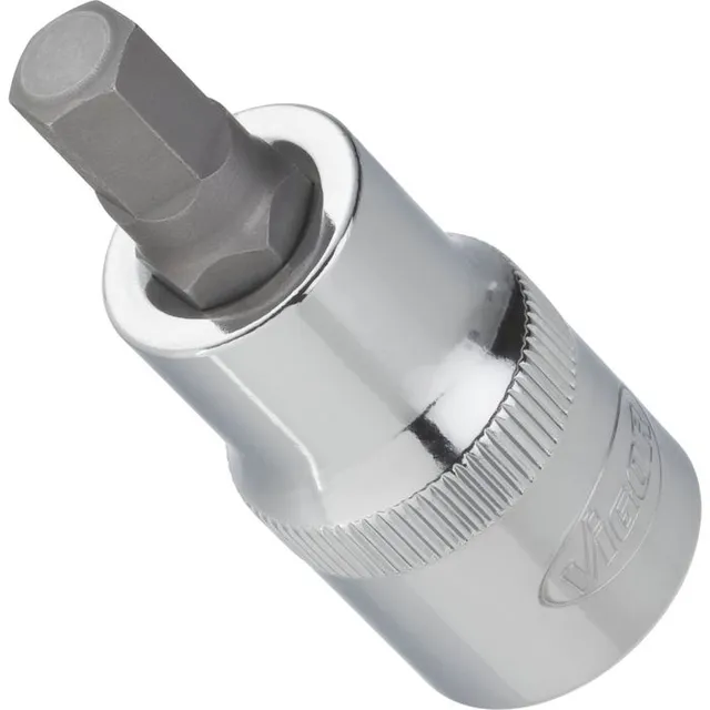VIGOR Skrutrekkerinnsats 8 mm 1/2" Mål: 55 mm, for manuell bruk 